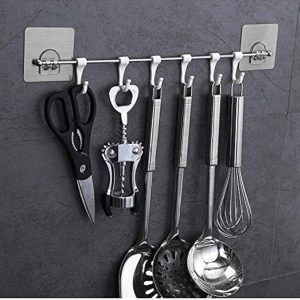 GOLWYN Premium Self Adhesive Kitchen Accessories Items Organizer Rack Stand