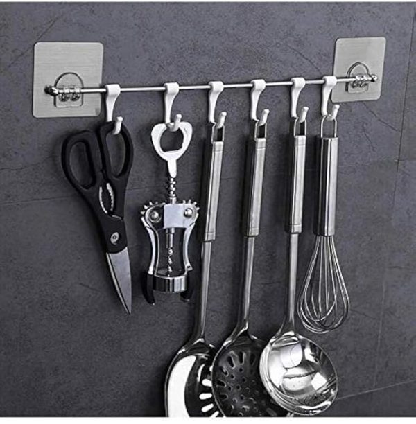 GOLWYN Premium Self Adhesive Kitchen Accessories Items Organizer Rack Stand